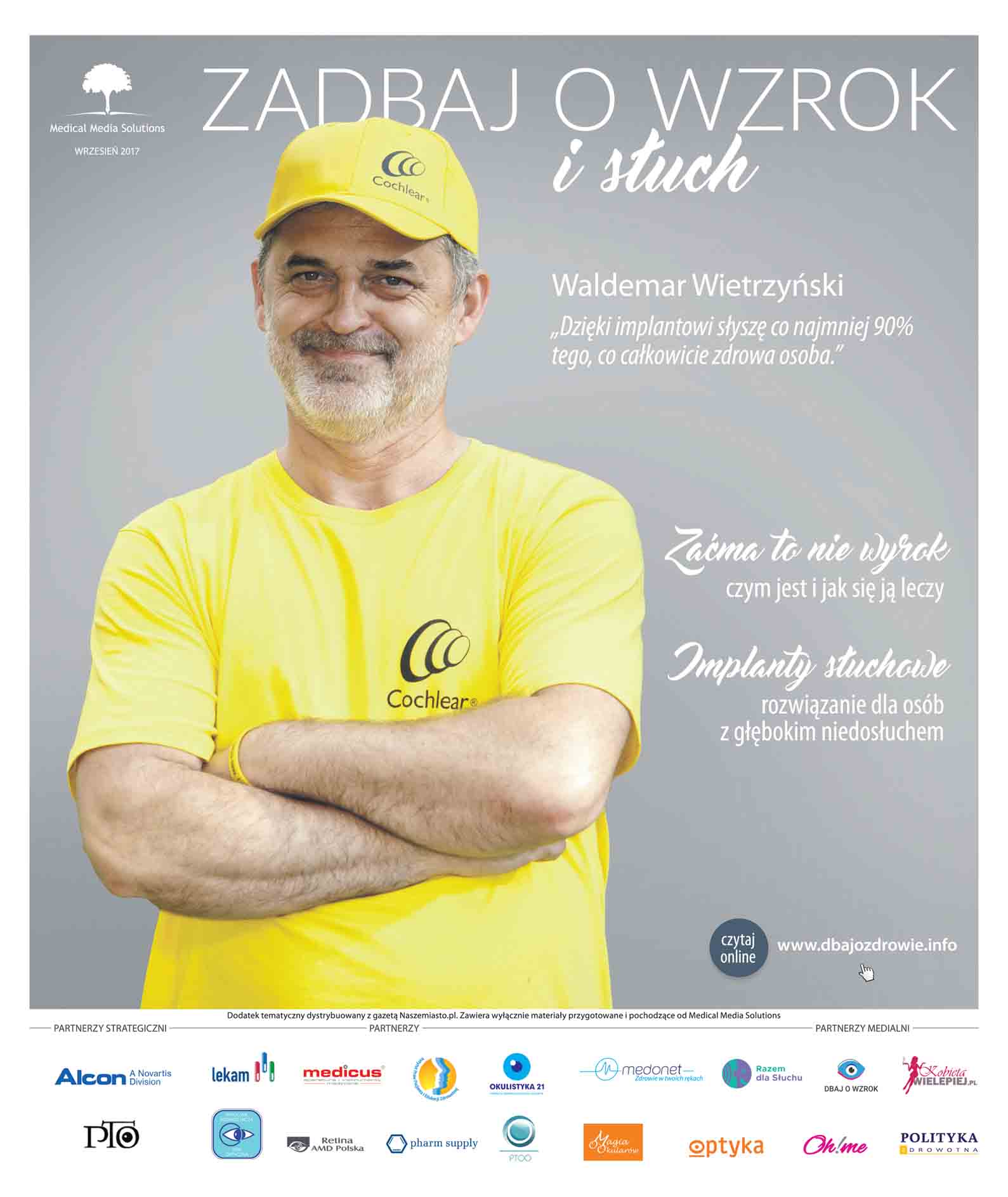 Retina AMD Polska partnerem w kampanii „Zadbaj o wzrok i słuch”